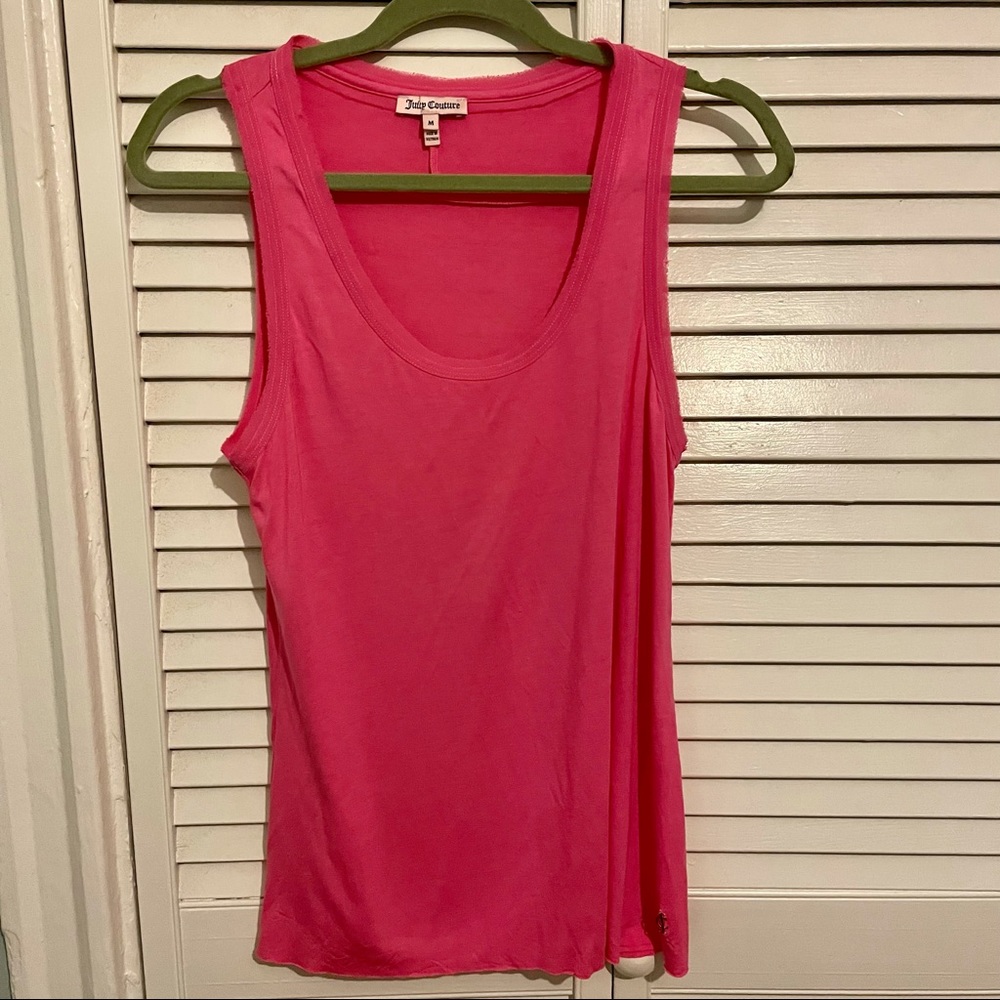 Juicy Couture Soft Hot Pink Tank Top, Size M